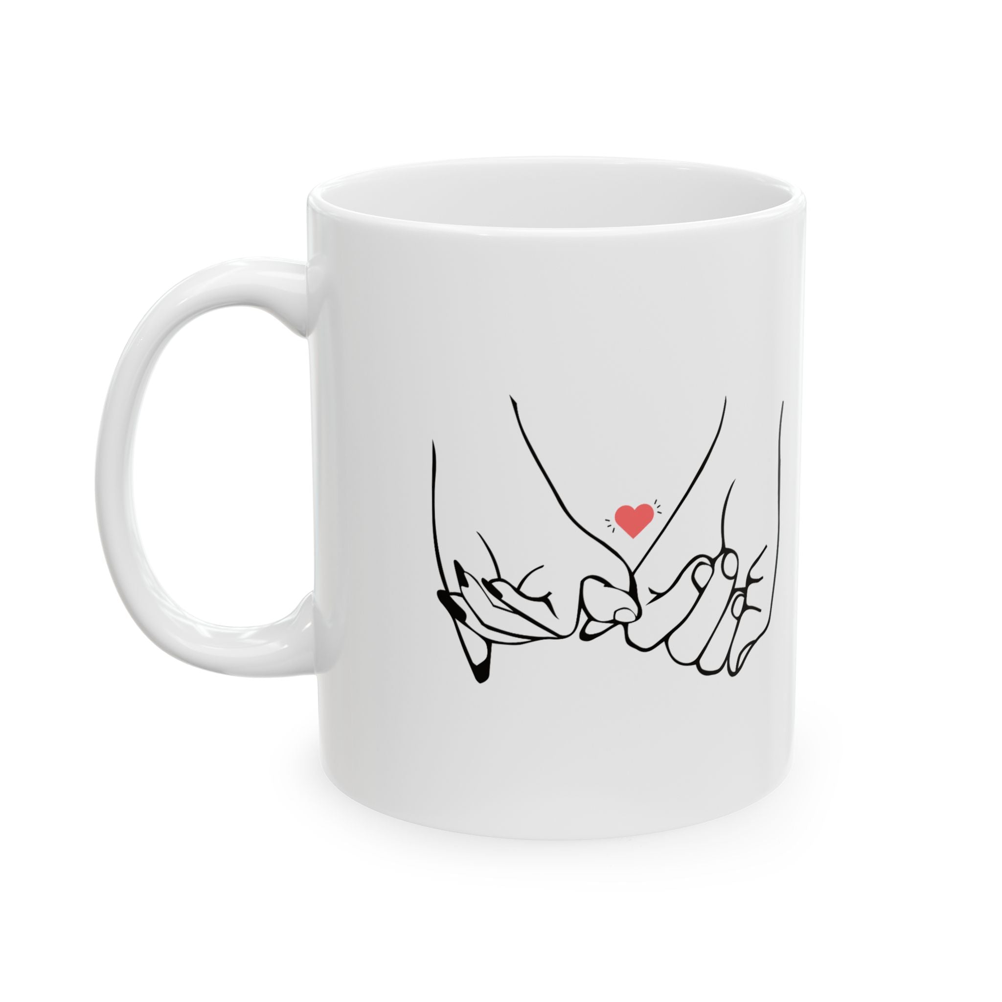 Romantic Holding Hands Mug