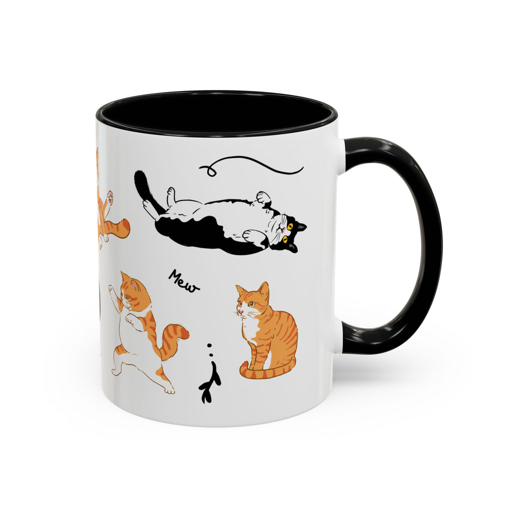 Cute Cat Accent Coffee Mug