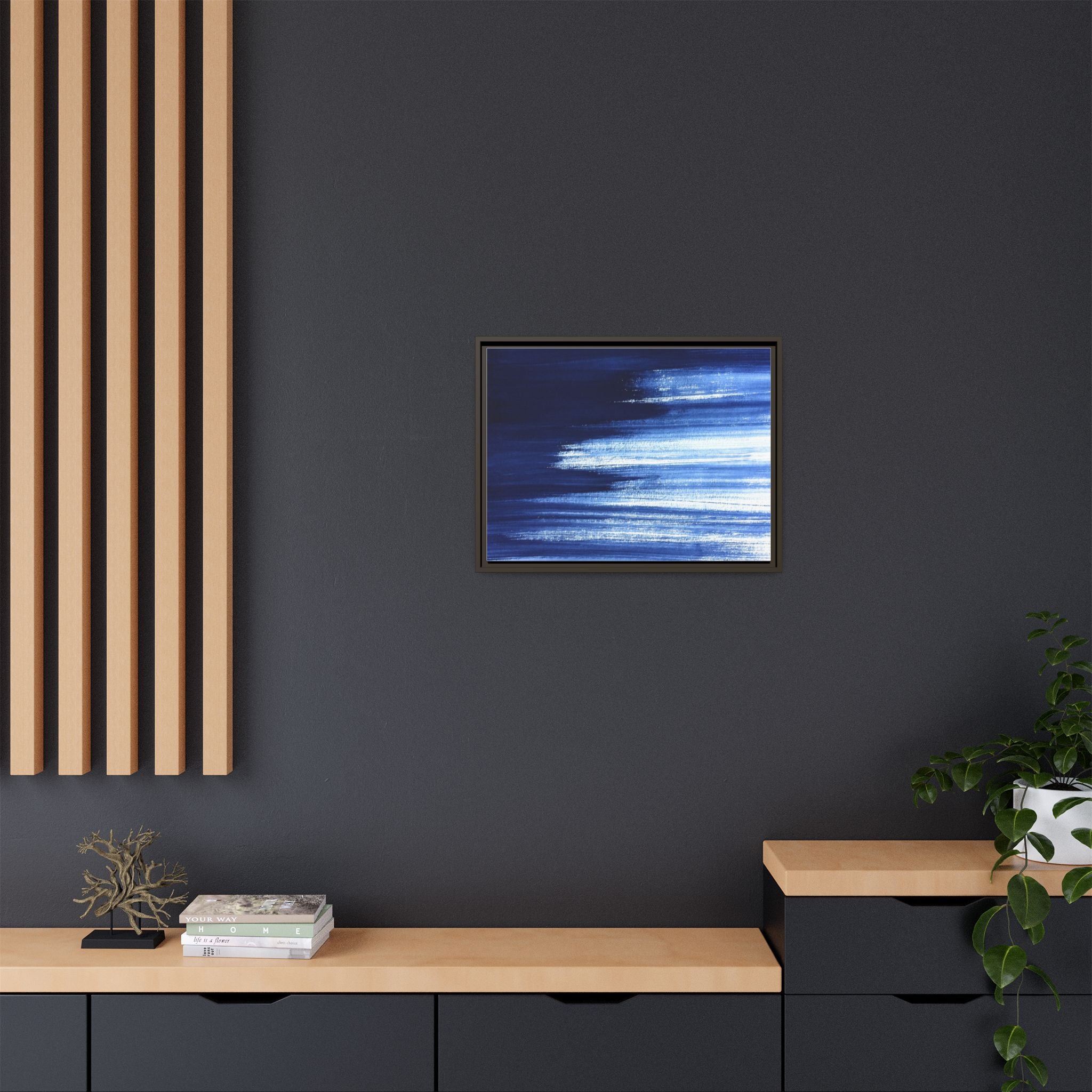 Matte Canvas, Framed (Multi-color)