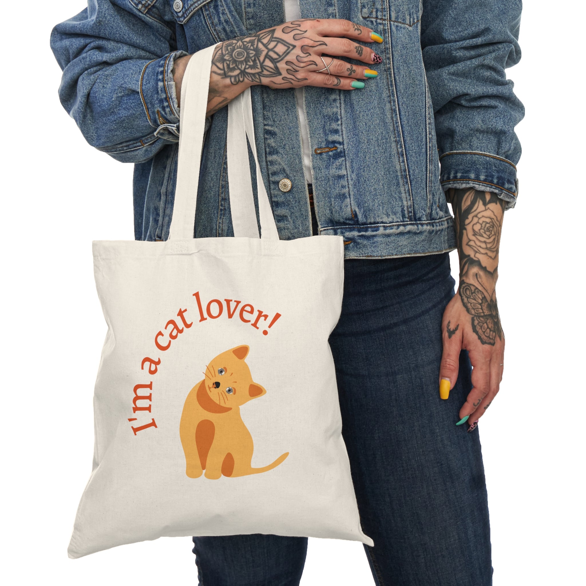 Eco-Friendly Cute Cat Tote Bag