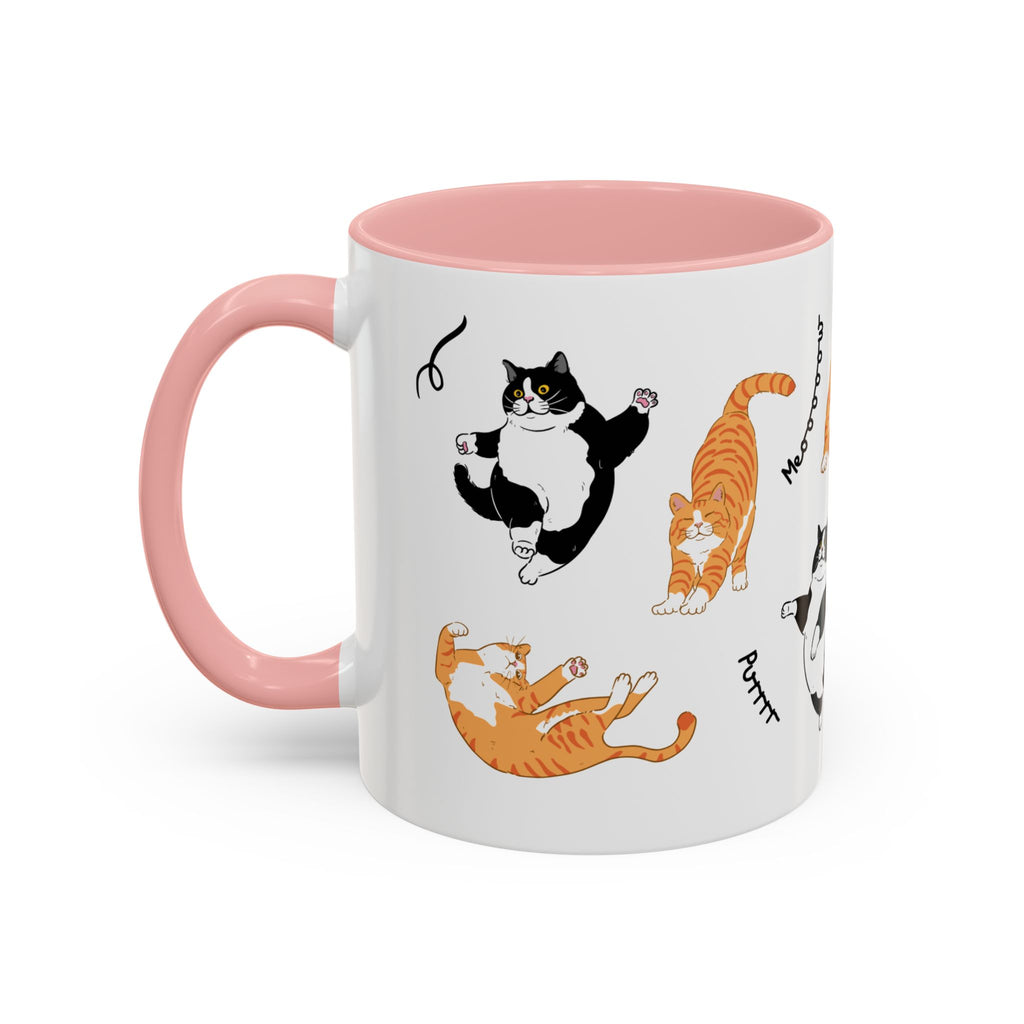 Cute Cat Accent Coffee Mug