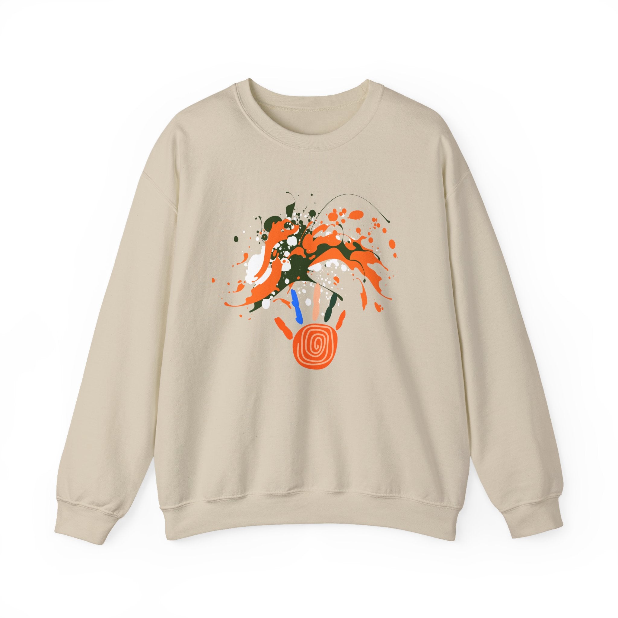 Unisex Vibrant Art Print Crewneck Sweatshirt