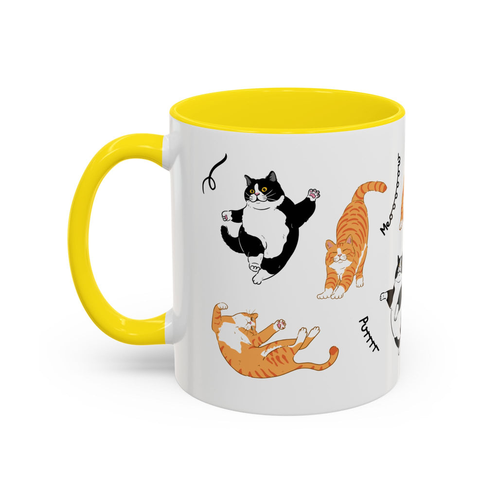 Cute Cat Accent Coffee Mug