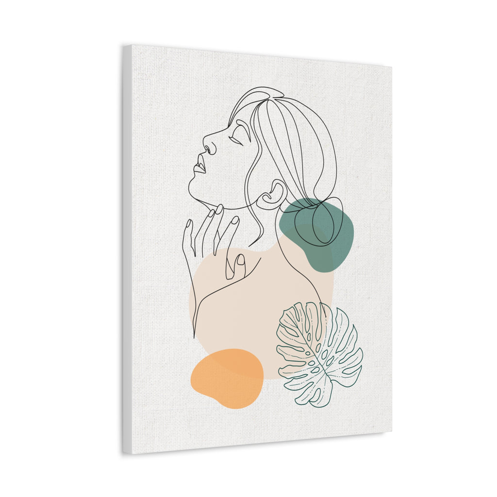 Abstract Woman Canvas Art