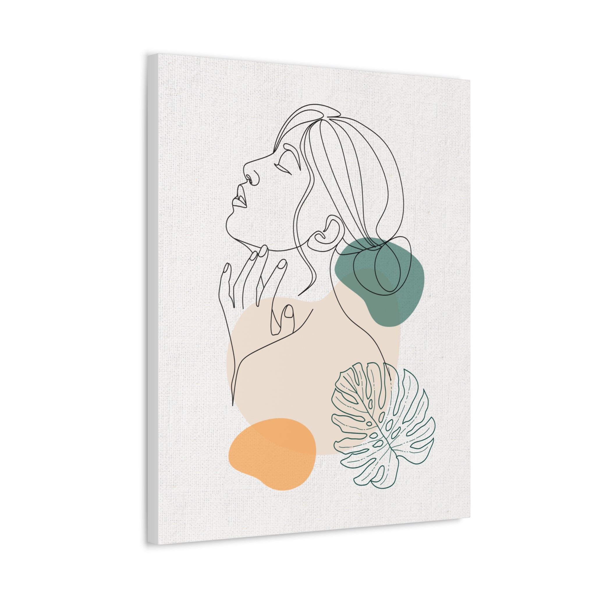 Abstract Woman Canvas Art