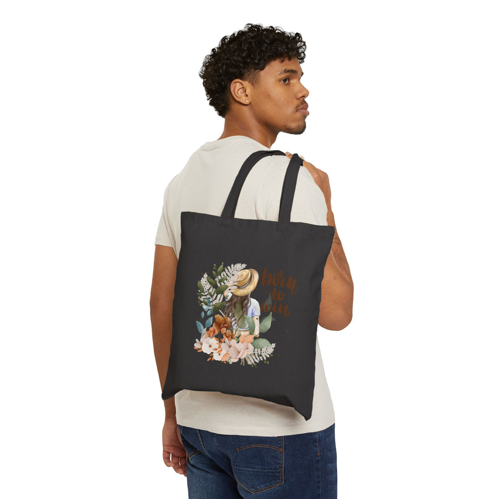 Born to Win Tote Bag
