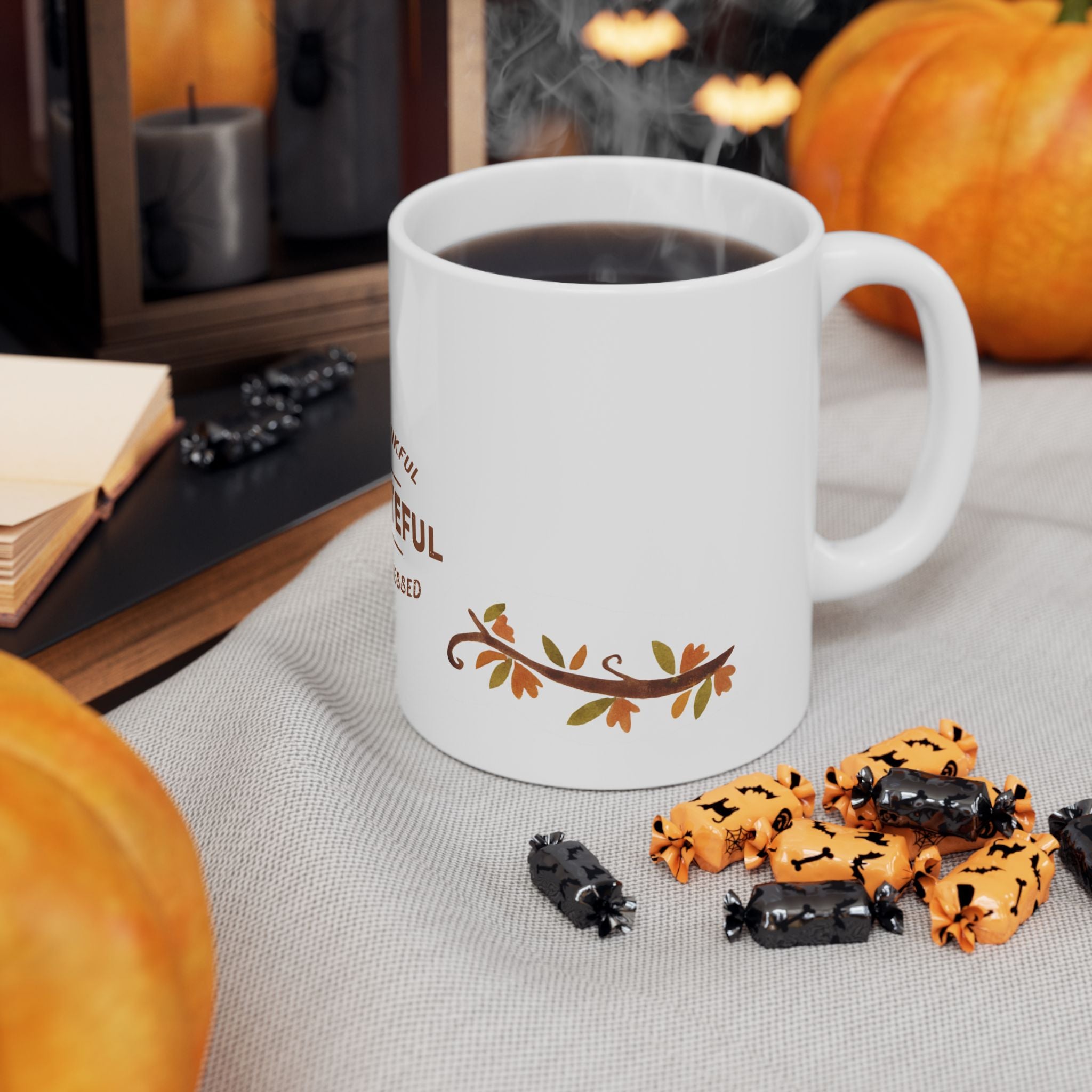 Thankful & Grateful Ceramic Mug